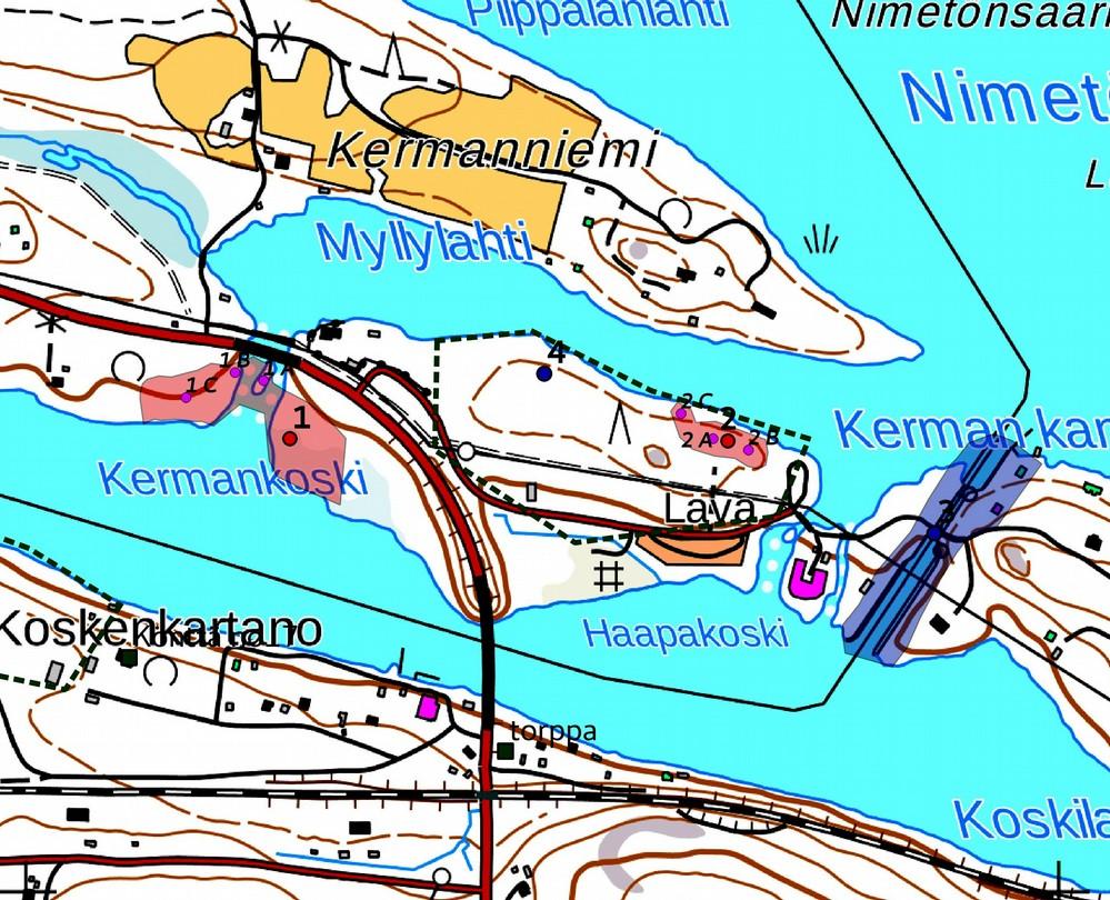 17 Laserkeilausaineistoon perustuva vinovalovarjoste, 2 m DEM,