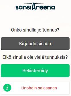 fi SINULLA ON TUNNUKSET: - Käyttäjätunnus on