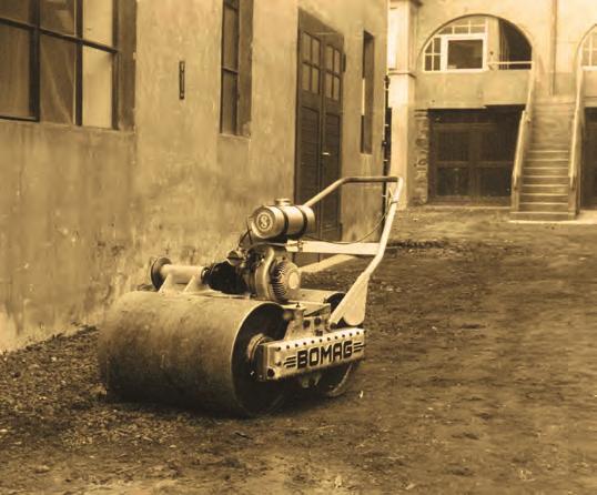 BOMAG TIIVISTÄÄ JO VUODESTA 1957. YHTEISTYÖSSÄ ROTATORIN KANSSA VUODESTA 1967. BOMAG on maailman suurin maantiivistyskoneiden valmistaja ja osa Fayat konsernia.