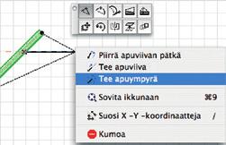 18 Valinnat Valinnat on ikkuna, johon tallennetaan elementtien valintajoukkoja, otetaan niitä myöhemmin käyttöön ja muokataan niillä muita valintoja. Katso KO.TT 2.1 Valitseminen. 12.