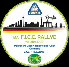87. FICC Rally 27.7.-4.8.2018 Berliini, Saksa Tapahtuman järjestäjä on varannut SF-Caravanille sadan paikan kiintiön.
