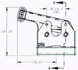 Tuotekoodi Nimike Paino g 300640 Lukko hytin oveen, oikea 390 300650 Lukko hytin oveen, vasen 390 Lukon osat