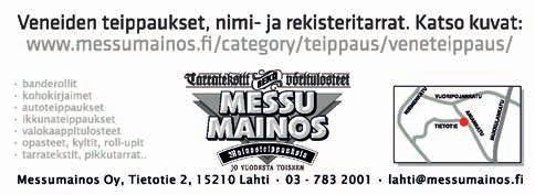 Syyskuu Lipunlasku Myllysaari Lokakuu 5.-7.10. Lassen syysyöt Ykskoivu Naisten toimintapäivät Marraskuu Syyskokous Huomautus Myllysaaren laituripaikoista CasseliRacen aikana 18.