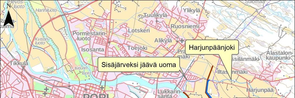 huomioitu läjitysalueen suunnittelussa sekä läjitysmassojen ja valumavesien käsittelyssä (liite 1).