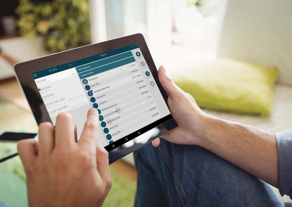 Älykodin ohjaus kodissani Ohjaa, näe ja valvo kotiasi GFVS-Safe sekä GFVS-Touch taloautomaatio tio