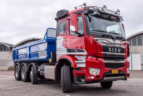 Sisu heavy hybrid Hybrid truck for heavy loads Sisu Trucks, Finland, 2016 Parallel hybrid Results: