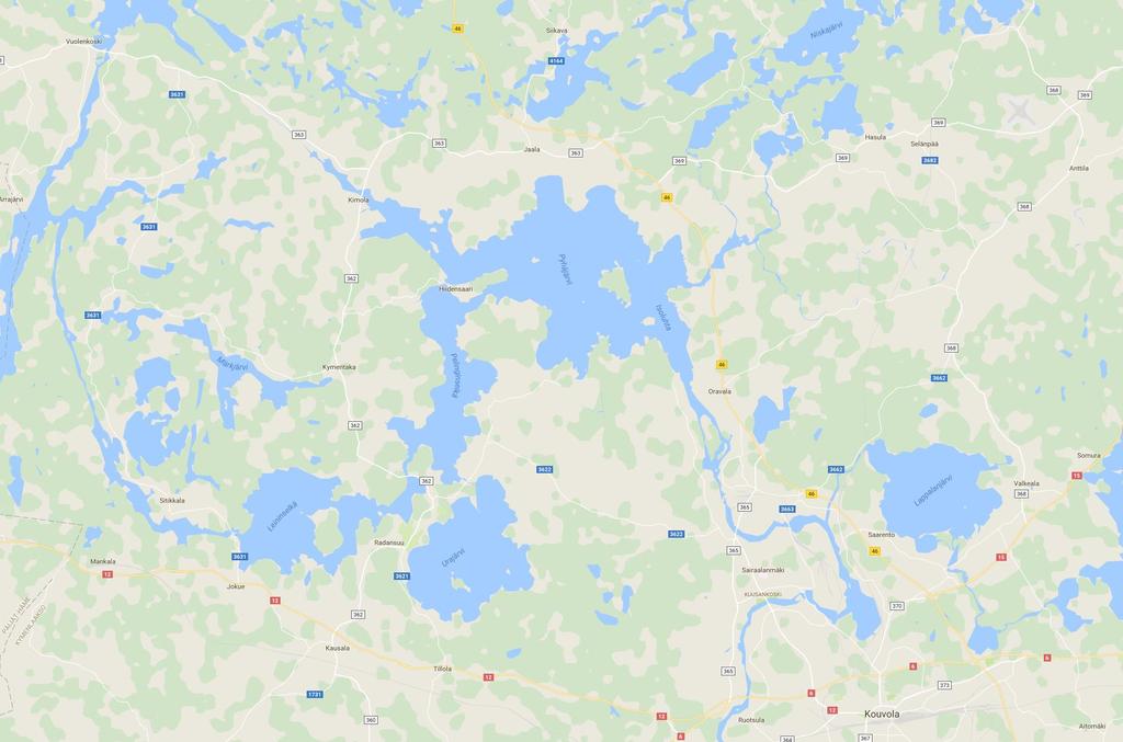 Vuolenkosken voimalaitos Kimolan kanava Pyhäjärven-Kymijoen