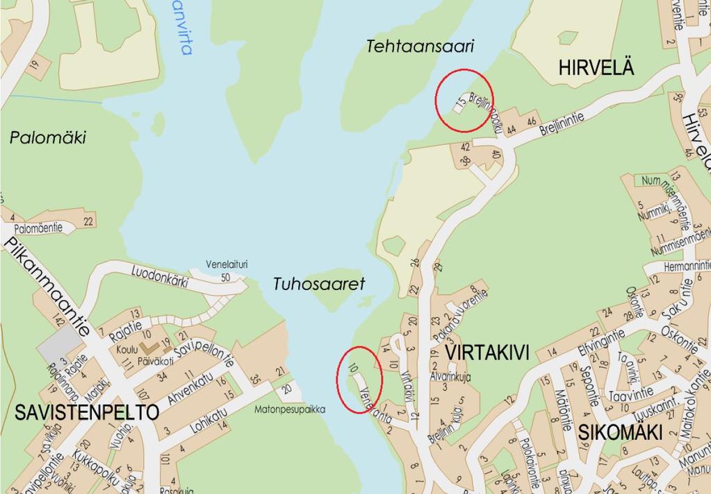 Satamien kehittäminen Virtakiven vene- ja vierassatama Satama-alue palvelee paikallisia veneilijöitä ja retkiveneilijöitä sekä mahdollistaa risteilyaluksen tulon satamaan.