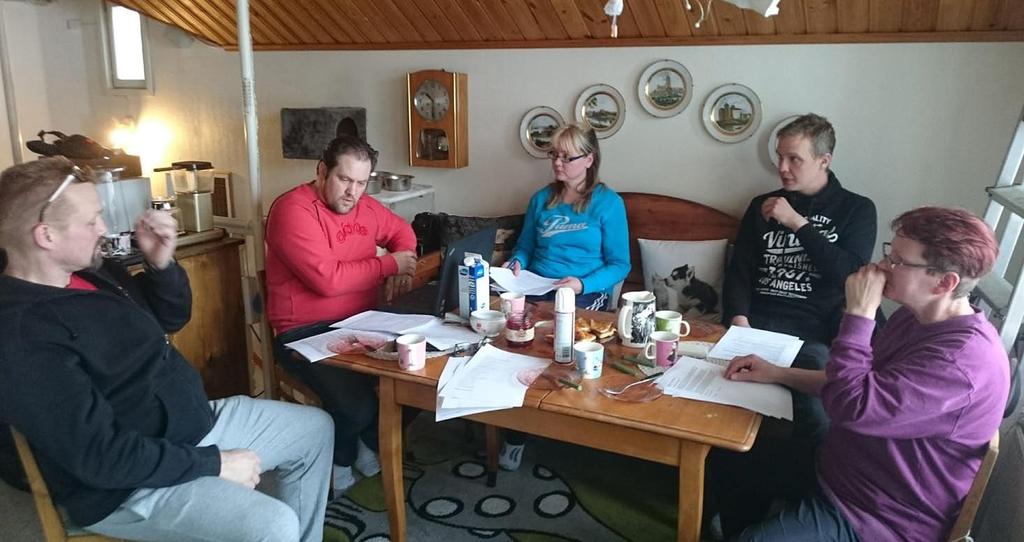 Päätöksenteossa Hannu Niemi, Petri Seppälä, Virpi Laitamäki, Mikko Aalto, Jaana Lintunen.