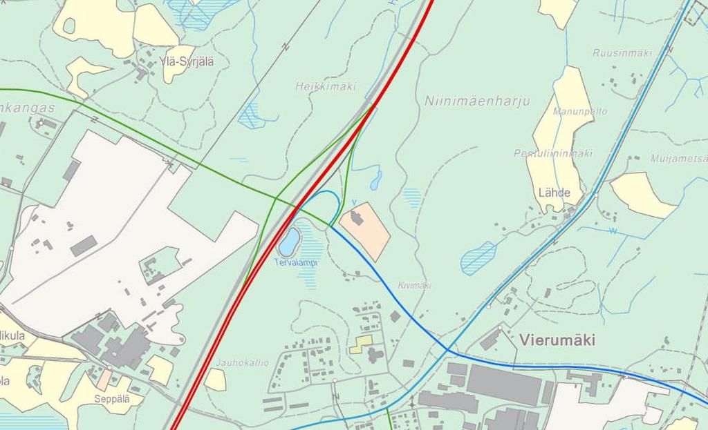 2.3 Liikennemäärät ja ennusteet Keskivuorokausiliikennetiedot vuodelta 2013 (Liikennevirasto) sekä arviot liikenteen