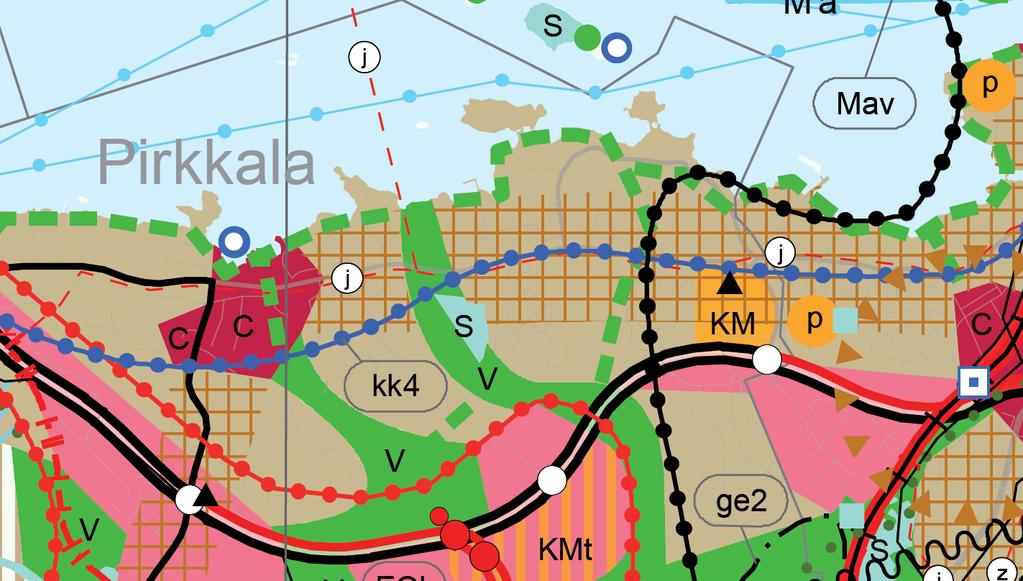 Alueella on voimassa Pirkanmaan maakuntakaava 2040. Maakuntahallitus määräsi kokouksessaan 29.5.