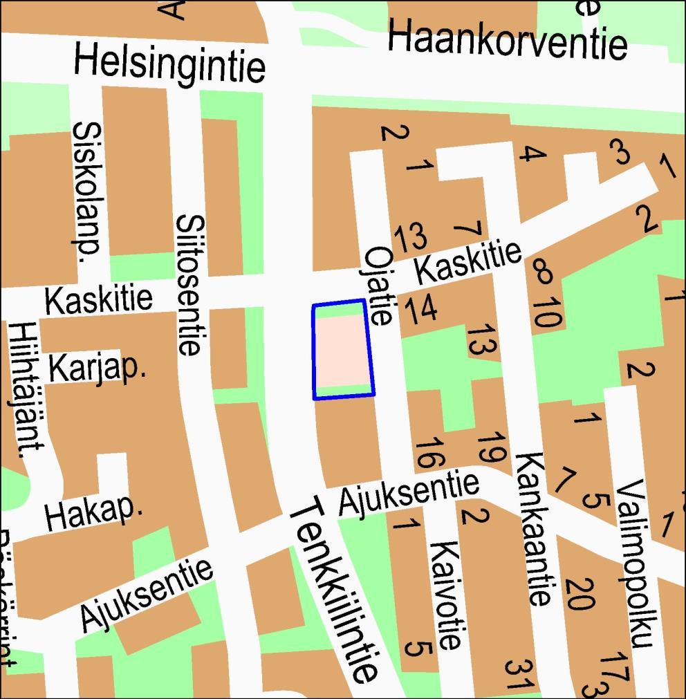 OSALLISTUMIS- JA ARVIOINTISUUNNITELMA (OAS) 1(8) ASEMAKAAVAN MUUTOS UUDESSA-SUMMASSA KORTTELISSA 40 KASKITIE 16 1 SUUNNITTELUALUE Suunnittelualue sijaitsee Uudessa Summassa, Summan kylässä,