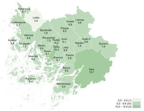 Turun ja Turun seutukunnan työttömyys jatkoi laskuaan heinäkuussa Työttömyyden nopea laskutrendi jatkui Turussa ja Turun seutukunnassa edelleen heinäkuussa 2018.