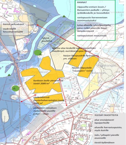 9 Vuonna 2019 vireille tulevat maankäytön suunnitelmat Nivankankaan asuinalueen ideasuunnitelma > asemakaava Nivankangas on osoitettu yleiskaavassa asuinpientalojen alueeksi (AO-t).