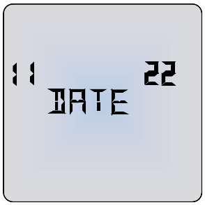 13 Aika- ja päivämääräasetukset Laitteeseen voidaan syöttää päivämäärä- ja aika-asetukset. Näin muistitoiminto pystyy kirjaamaan laitteen päivittäisen käytön luotettavasti.