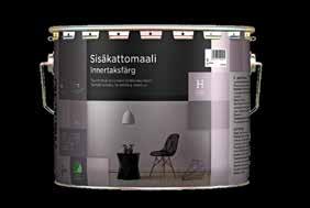 25.10.-4.11.2018 S-ETUKORTILLA TUPLABONUS, JOPA 10%! 62 90 House + sävytys Remonttimaali 9 L A Vesiohenteinen, puolihimmeä kuivien sisätilojen liuotteeton seinä- ja kattomaali.