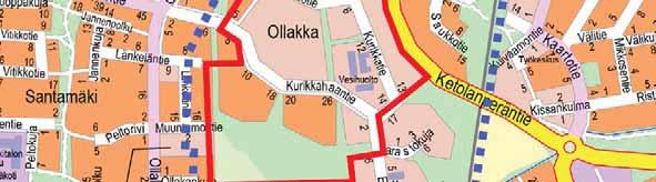 Väestötiheys on 156,5 asukasta/km². 1 Nykyisellään Ollakan alueella asuu vain 40 asukasta.