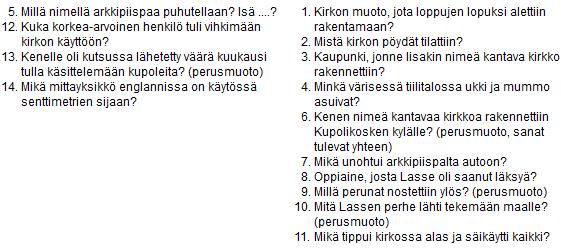 *Ratkaise ristikko