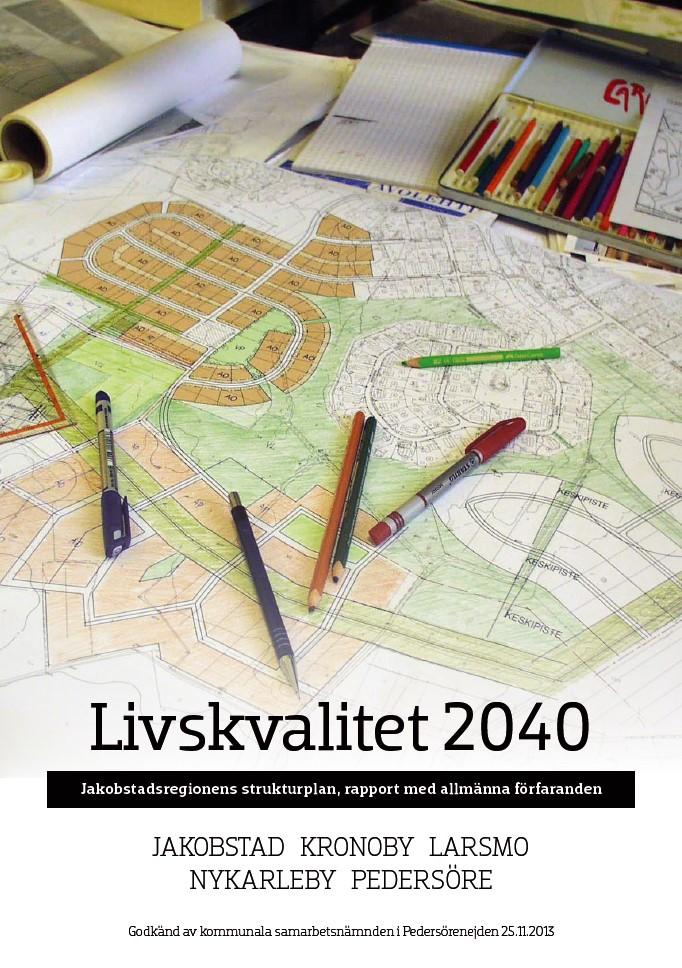 ÖVRIG ÖVERKOMMUNAL PLANERING Som en del av den regionala planeringen har Jakobstadsregionens bebyggelse- och trafikstrukturer studerats närmare i det s.k. JASU-projektet.