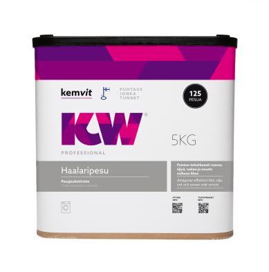 KW Haalaripesu Haalaripesu on ympäristöystävällinen pesujauhe, joka on kehitetty erityisesti työvaatteiden, siivousliinojen, moppien ja käytävämattojen tehokkaaseen puhdistukseen.