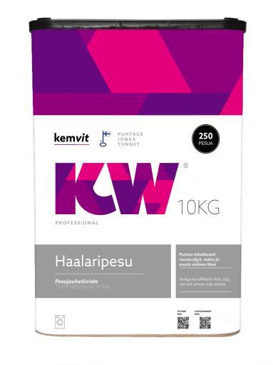 Tuotteen tensidit ovat biologisesti nopeasti hajoavia. Työvaatteiden pesu: Kirjopesuohjelma 60 o C. Koneen täyttöaste n. 50-60% Annostus: max.