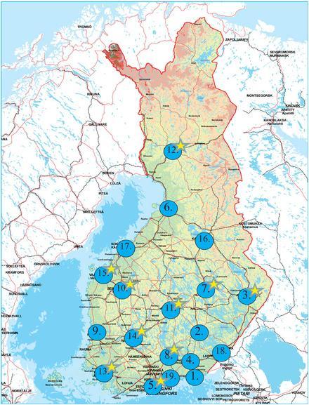 Suunnistusvalmennus Yläkoululeiritys Kisakallio, Varala, Vuokatti, Tanhuvaara n= n.