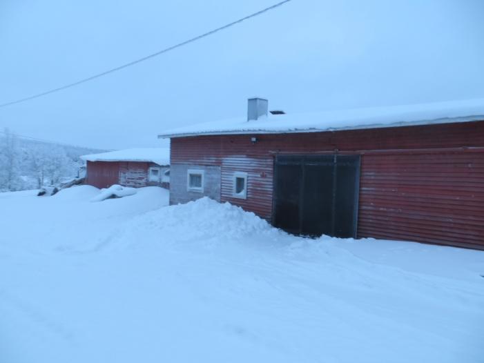 Kuvat 10 ja 11:Navettarakennus on kasvinviljelytilan varastona.