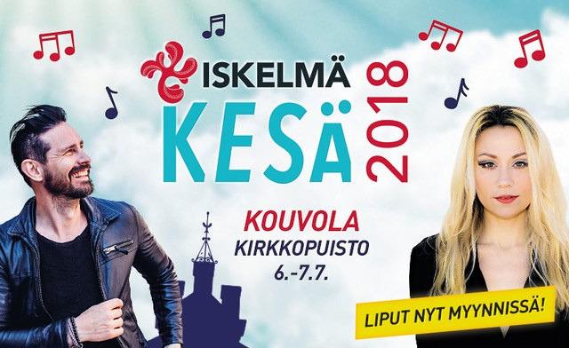 ISKELMÄKESÄ 6-7.7.2018 Kouvolaan uusi festivaali heinäkuussa!