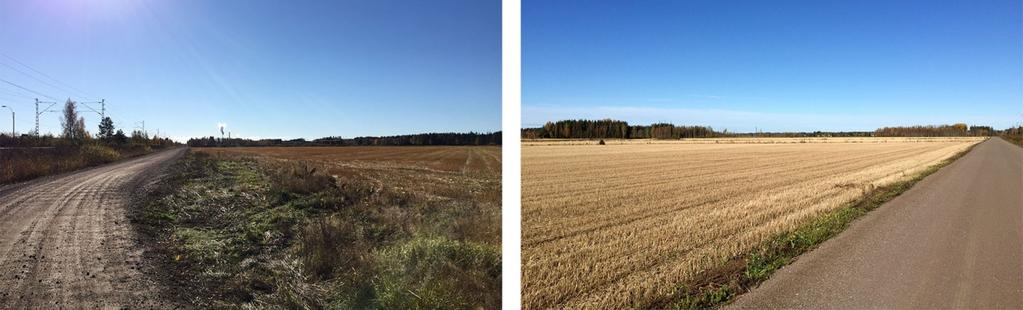 Näkymä Marinkylästä Kymijoen länsipuolelta peltojen poikki kohti jokea. 3.