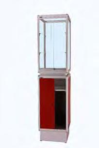 skjutdörrskåp*/ Vitrine with sliding door cabinet* 95 x 167 x 40 cm M30N Pieni kaappivitriini/ Liten vitrin med skjutdörrskåp/