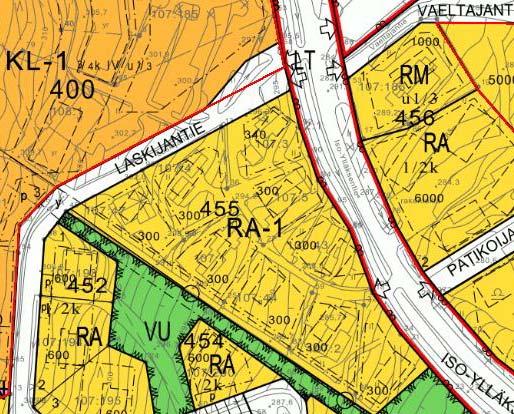 Seitap Oy 2018 5 Asemakaava Korttelin 455 alue on asemakaavassa osoitettu rivitalojen ja muiden kytkettyjen loma-asuntojen korttelialueeksi (kuva 2).