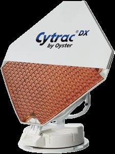 televisio. Satelliittilaitteiston ohjaamiseen käytetään liitettyä käyttöpaneelia. Cytrac DX HDTV (sis.