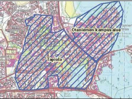 Rakennusoikeutta on noin 6 000 k-m². Merituulentie ja Itätuulenkuja ovat kaavassa katualuetta.