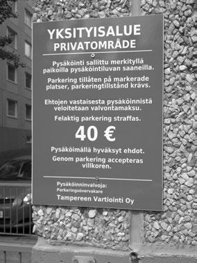 Kuva 2. Kaksikielisyys synnyttää virallisuuden vaikutelmaa.