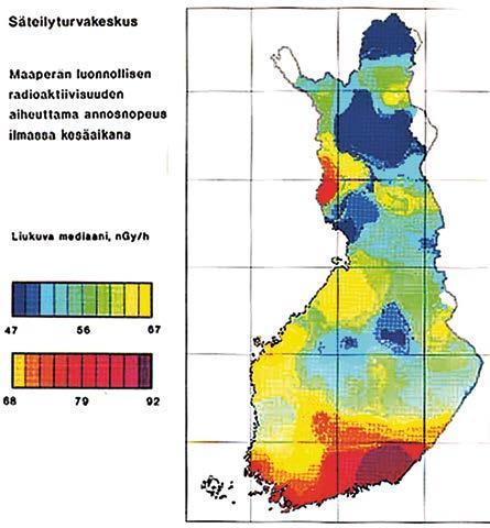 0.03 msv Lääketieteelliset radioisotooppitutkimukset 0.50 msv Röntgentutkimukset 0.36 msv Luonnon radioaktiivisuus kehossa 0.02 msv Ydinasekokeet ja Tshernobyl-laskeuma 2.00 msv Sisäilman radon 0.