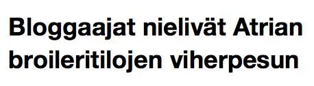 Bloggaukset saivat osan lukijoista raivostumaan ja pitämään yhteistyötä tökerönä viherpesuna.