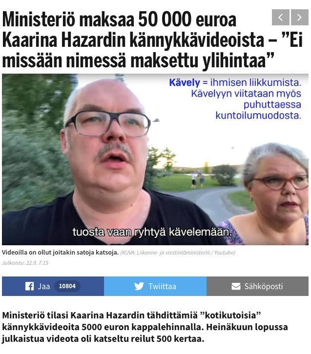 Rakastan infraa & LVM Liikenne- ja viestintäministeriö tilasi kirjoittaja, näyttelijä Kaarina Hazardilta ja ohjaaja Mikko Roihalta 10 YouTube-videota, jotka käsittelevät suomalaista infraa.