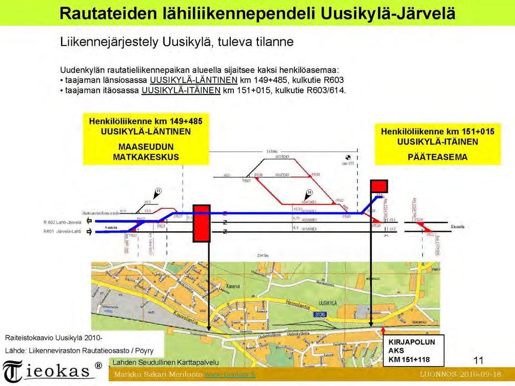 Ajatukseni Lahden seudun pendelilähiliikenteestä esitin jo 1990 luvun alussa.