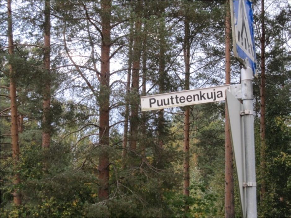 10 sen vuoksi muutamia muutoksia, jotka eivät ole välttämättä vielä ehtineet karttoihin. Myös nämä uudet nimet kuuluvat aineistooni.