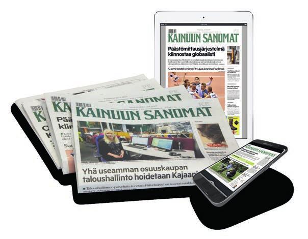 Toimituksellinen ympäristö Moduulit (palsta x mm) Aineisto (mm x mm) Hinta Aukeama 10 x 365 526 x 365 6 510,00 sivu 5 x 365 254 x 365 3 325,00 3/4 5 x 273 254 x 273 2 486,00 5 x 226 254 x 226 2