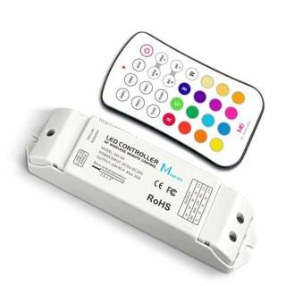 LED nauha säädin + ohjain LTECH Mini 6 RGB dimming controller 12-24V valkoinen 108W/216W (14035) tuotekoodi: 14035 teho: 108W/216W virranotto: 3A paino: 42+47g