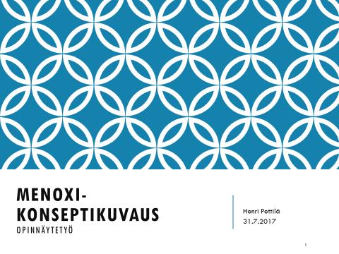 93 Liite 3 Liite 3: Menoxi-palvelun