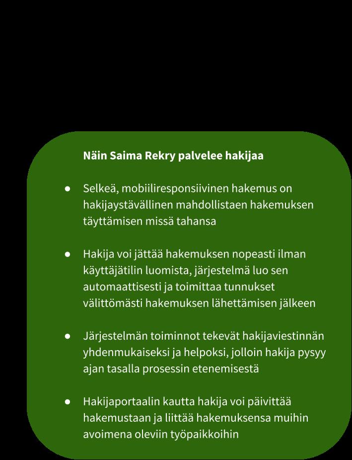 HYÖDYNNÄ RAPORTIT Mistä sait tiedon