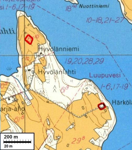 1972 peruskartoista johon