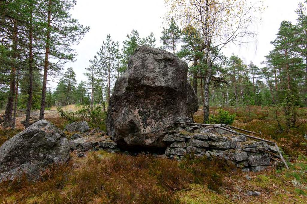 Rännarsten (uusi kohde) Muinaisjäännöstyyppi: kivirakenteet Alatyyppi: rajamerkit Lukumäärä: 1 Ajoitus: keskiaikainen Laji: kiinteä muinaisjäännös ETRS TM35FIN: P: 6690615 I: 411927 Z: 21 TM35