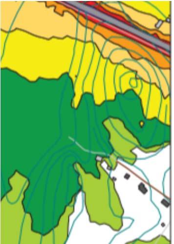 136 Ympäristön häiriötekijät Valtatien melu Alue rajautuu vedenjakelu- ja viemäriverkkoon.