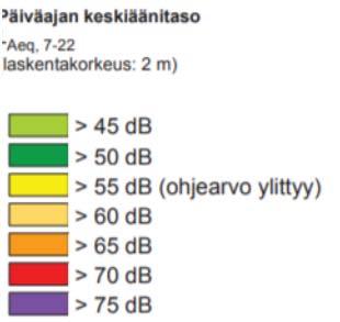 vo1pjifuian Kaavan korttelit sijaitsevat kriittisen melualueen