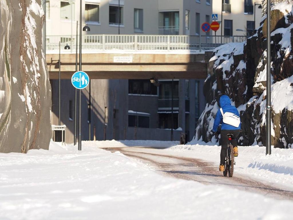 Pyöräilyn hyödyt ja kustannukset 7,8 hyöty-kustannussuhde tavoiteverkkojen