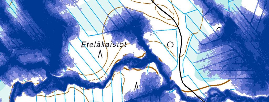 suojavyöhykkeiden rajaamisessa maastovaurioiden