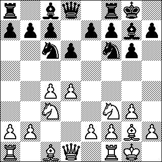 -49-39.Dh3 Lh6 40.Df3 Da6 41.Kg1 Kg7 42.Rd1 Tb1 43.De2 Lg5 44.Kg2 Lf6 45.Dd2 Db5 46.Rc3 Da5 47.Df4 Tb2 48.Kg1 Db6 49.Kh1 Tc2 50.Th3 g5 51.Th7 Kh7 52.Df5 Kg7 53.Dc2 Dd4 (0-1). E62-63: 1.d4 Rf6 2.